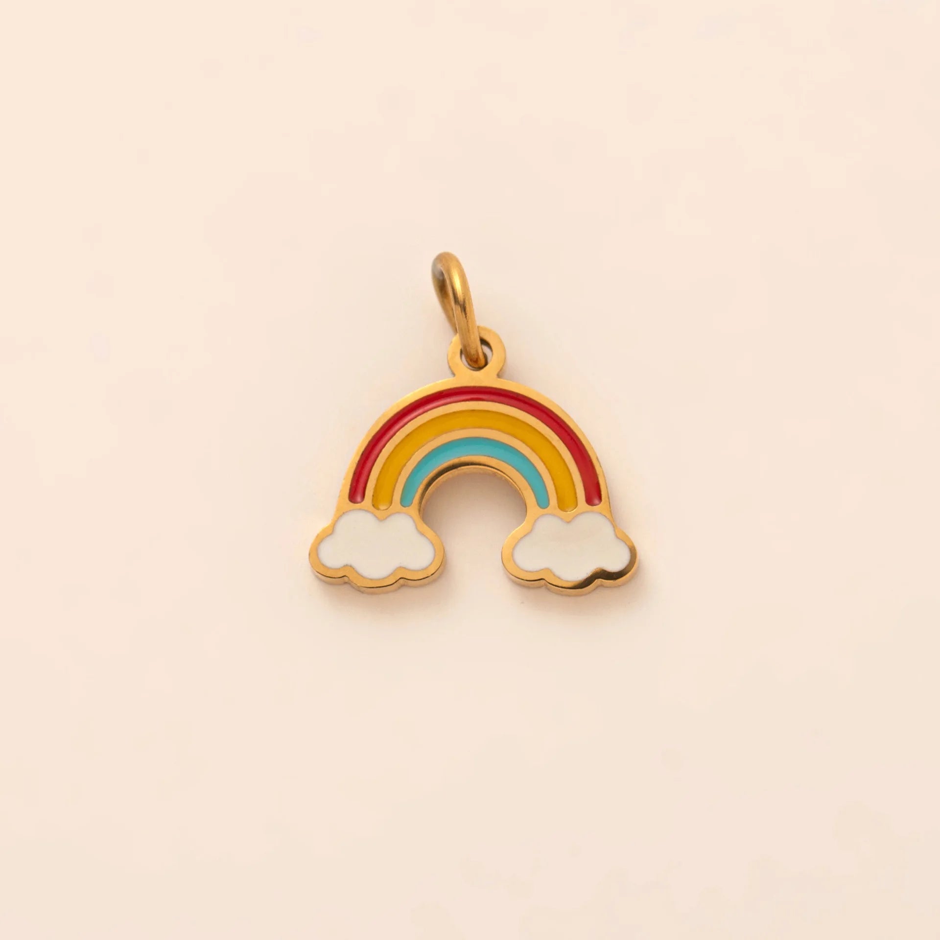 Personalized new titanium steel diy creative color pendant, coffee cup, truck food, lipstick, 18k hot-selling shoe pendant