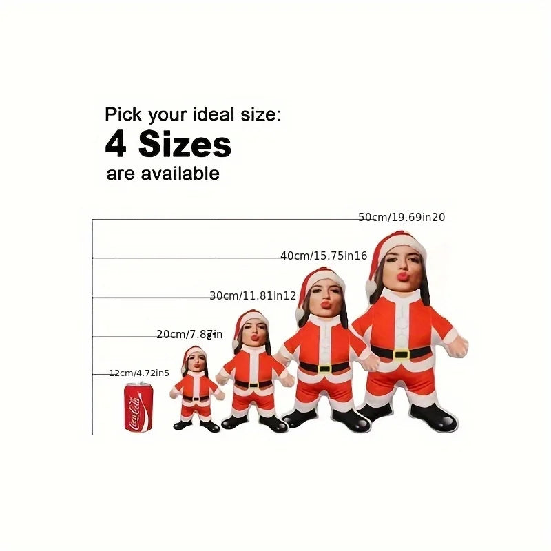 Custom Face Pillow Personalized Photo Pillow Male Magician Doll Custom MinIMe Pillow