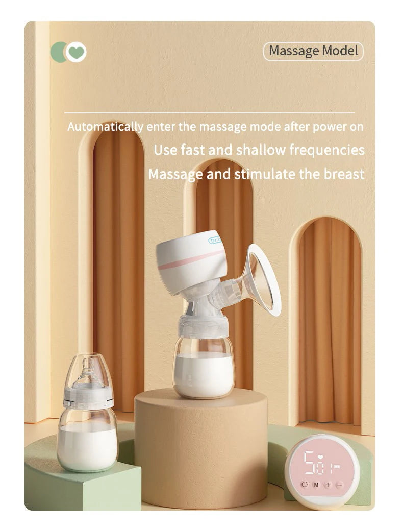 Electric Breast Pump Wearable Electric Breast Pump Milk Extractor Collector Portable Hands Free Silent Comfort Breast BPA-free