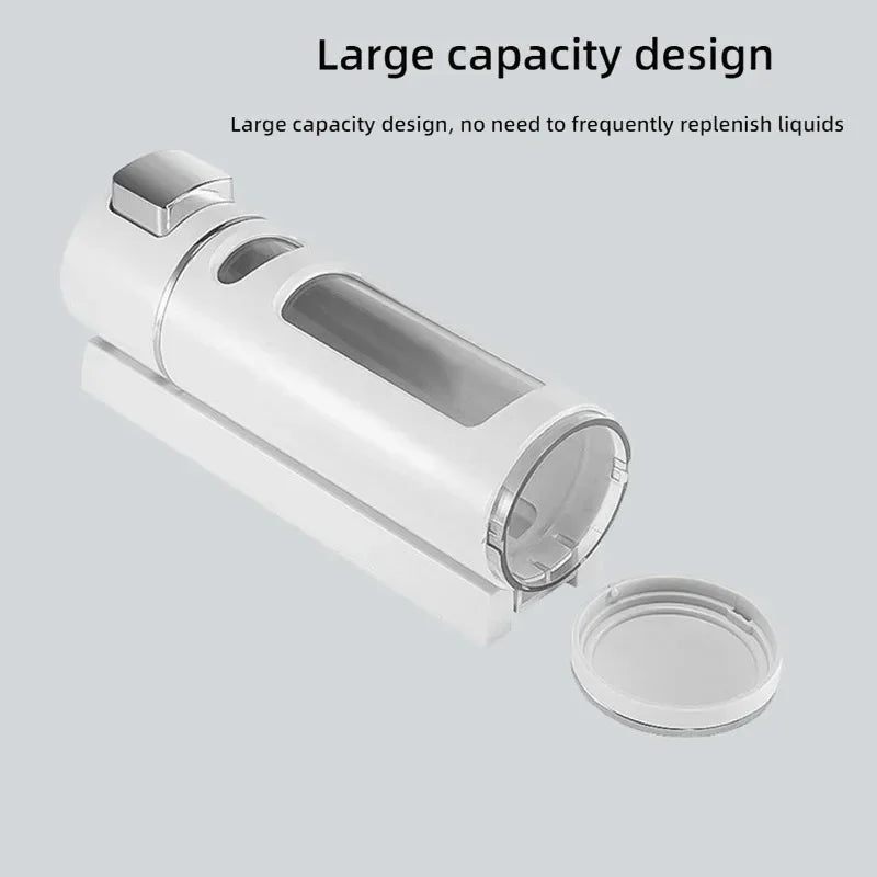 Lamgool Single/double Soap Dispenser Wall-Mount Shower Bath Shampoo Dispenser Liquid Soap Container Bathroom Accessories