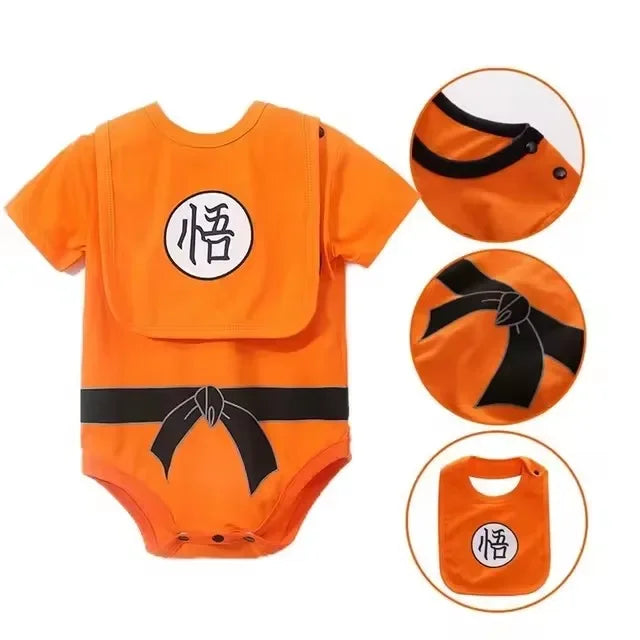 Infant Cotton Romper Baby Boy Girl Anime Clothes Halloween Cosplay Costume Kids Jumpsuit Toddler Overalls