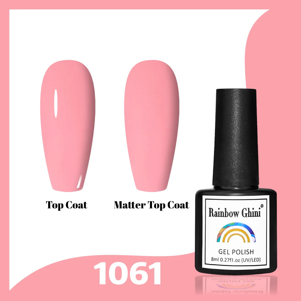 Gel Vernis à ongles semis permanents Paillettes 8Ml 150 couleurs