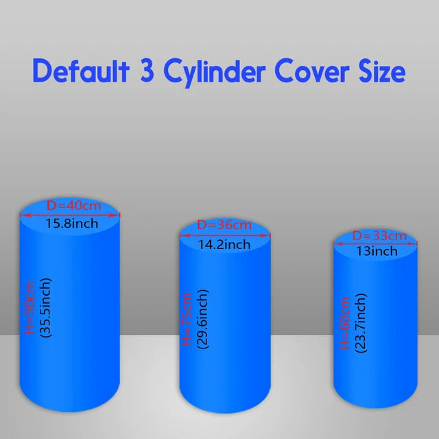 Paw Patrol Round Background Cover Boys Birthday Party Backdrop Baby Shower Cartoo Run Dogs Circle Cylinder Event Plinth Decor