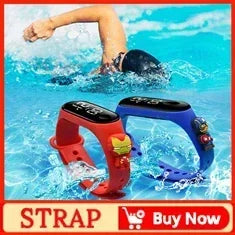 PAW PATROL Pokemon Anime Kawaii Pika Chuka Ibrabra Jingle Cat Pass Digital Waterproof LED boy girl Watch Kids Birthday Gift Toys