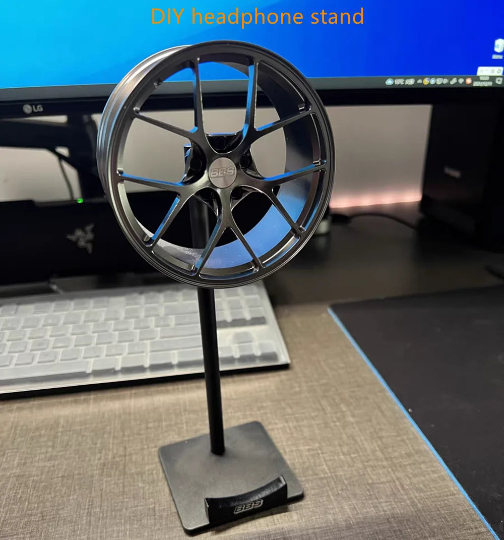 1/5 Car Model Metal Forged Assemble Refitting Wheel Hub  Creative Desktop Display  Personalized  Modification Toys Gift