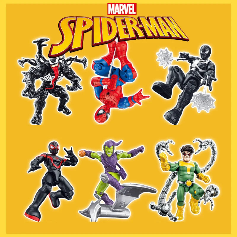 Marvel Legends Blocks Venom BLACK SUIT Spider Man Building Blocks GREEN GOBLIN Cartoon building block Toys For Children Gifts