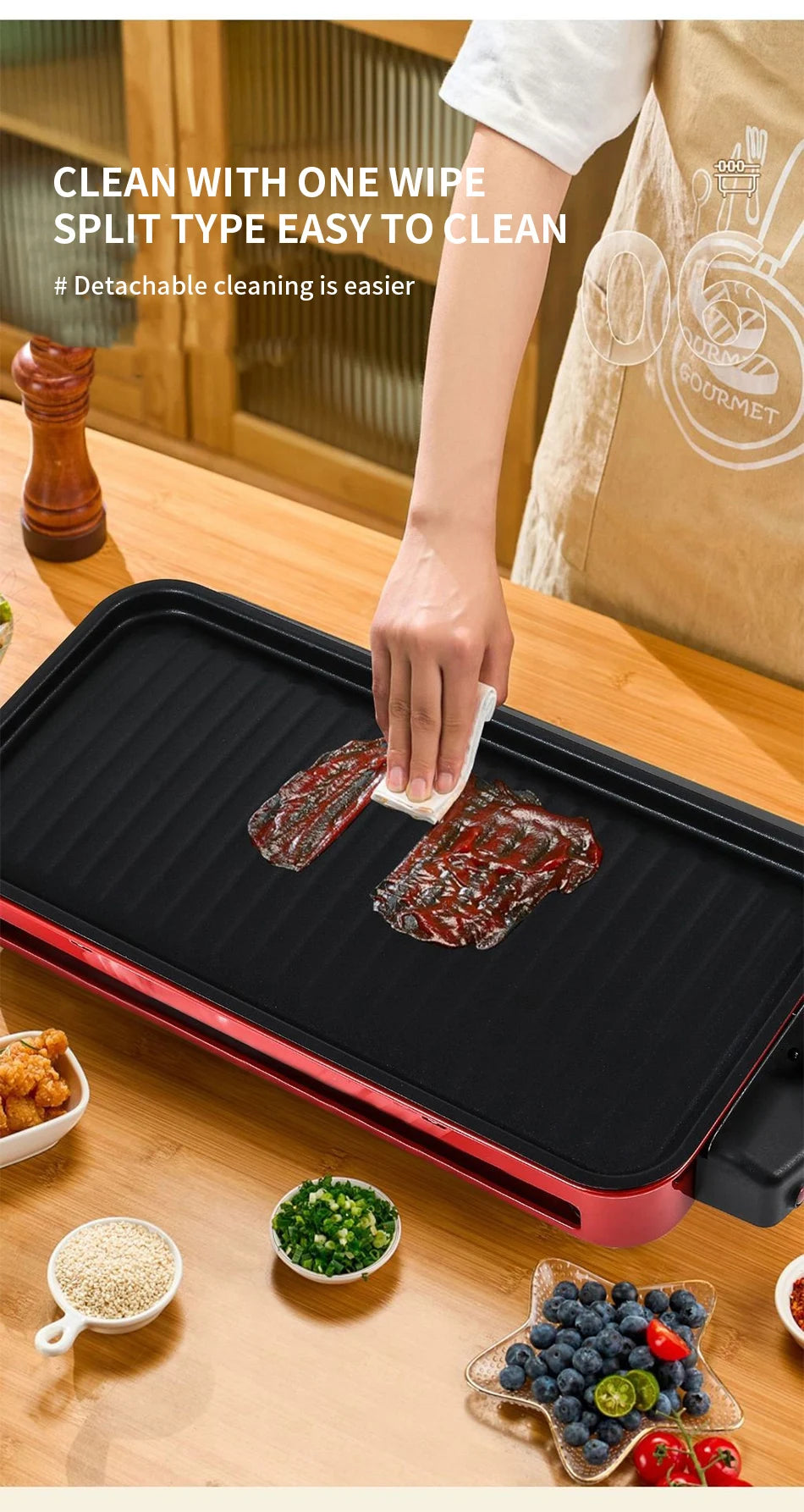 2025 NEW Zibo Barbecue Electric Barbecue Pan  Multi functional Barbecue Grill Rack Electric Barbecue skewers Fried Barbecue Pan