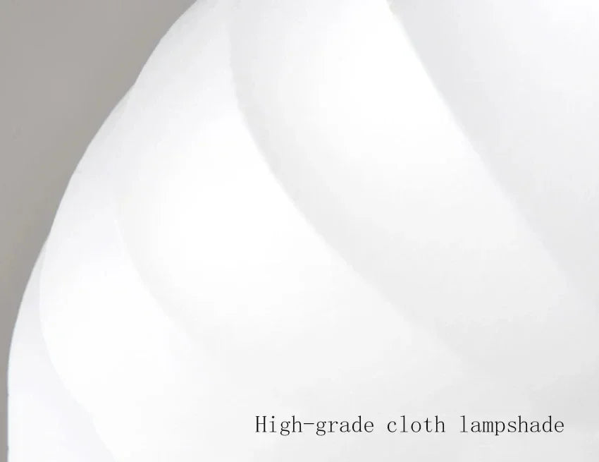 New Fabric Restaurant Living Room Chandelier Personality Bar Hotel Dining Room Staircase Lamp New Chinese Style Lantern Zen Lamp