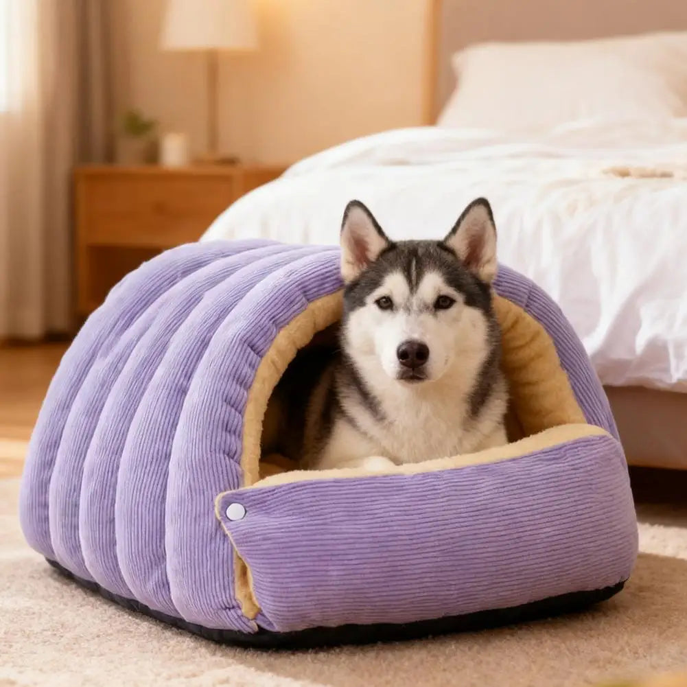 Winter Warm Pet Sleeping Nest Four Seasons Soft Cat Cave Bed Kitten Nest Kennel Pet Supplies For Cats Dogs Puppy