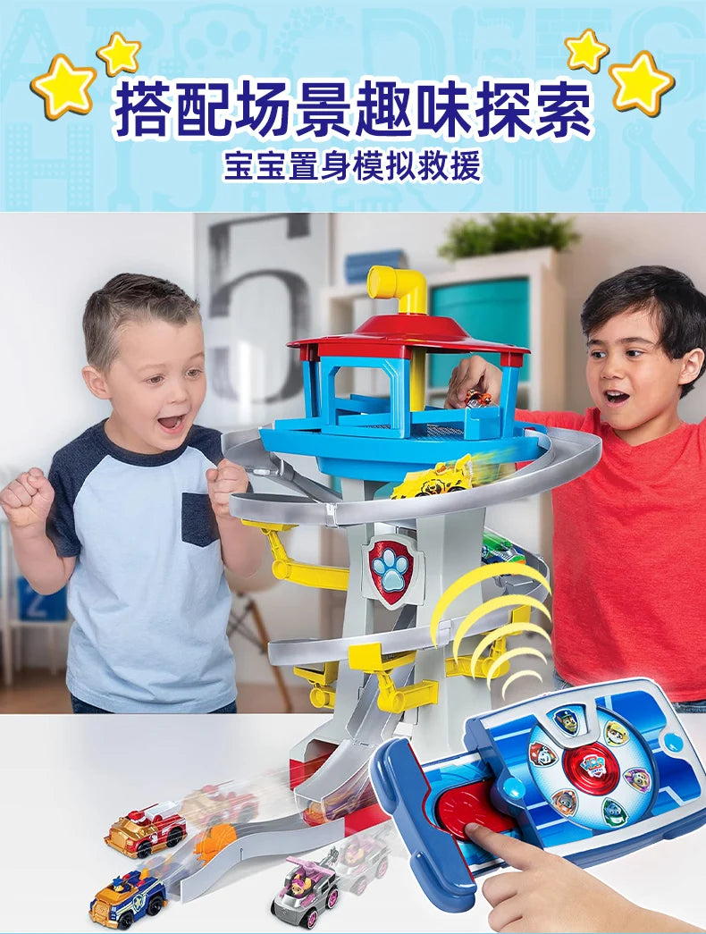 Original PAW Patrol Ryder Pup Pad Tablet Mission Launcher Rescue Team Dog Calling Pad Kids Toys Cosplay Sounding Toys Anime Doll