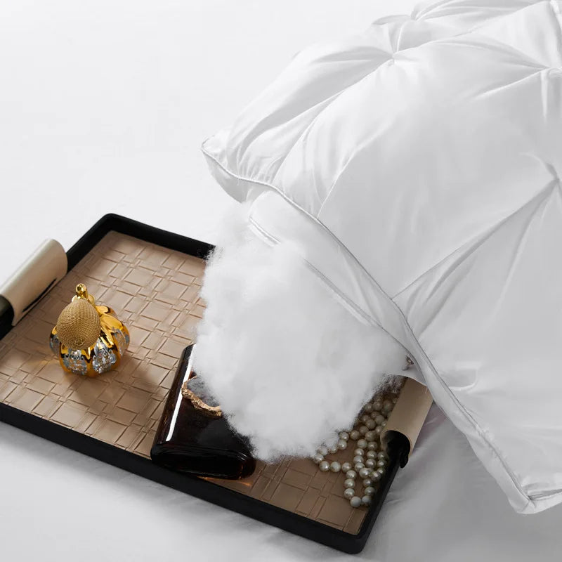 2-Piece Sleep Pillow Set, Soft Supportive Bed Pillows, Suitable for Back, Stomach, or Side Sleeping Luxury Hotel Pillows