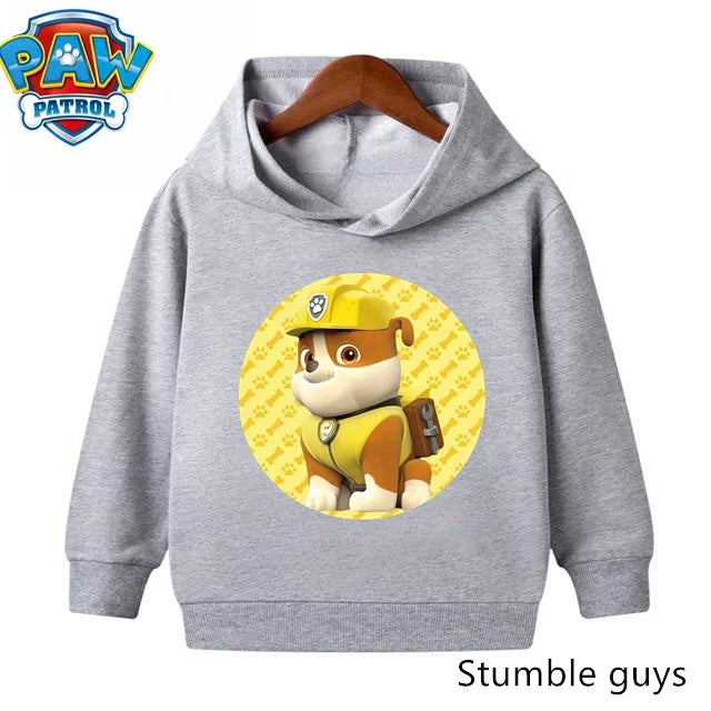Paw Patrols Hoodie Kids Sweatshirt Cute Anime Hoodie Cashmere Boys Clothes Girls Tops Pokemoned Clothes