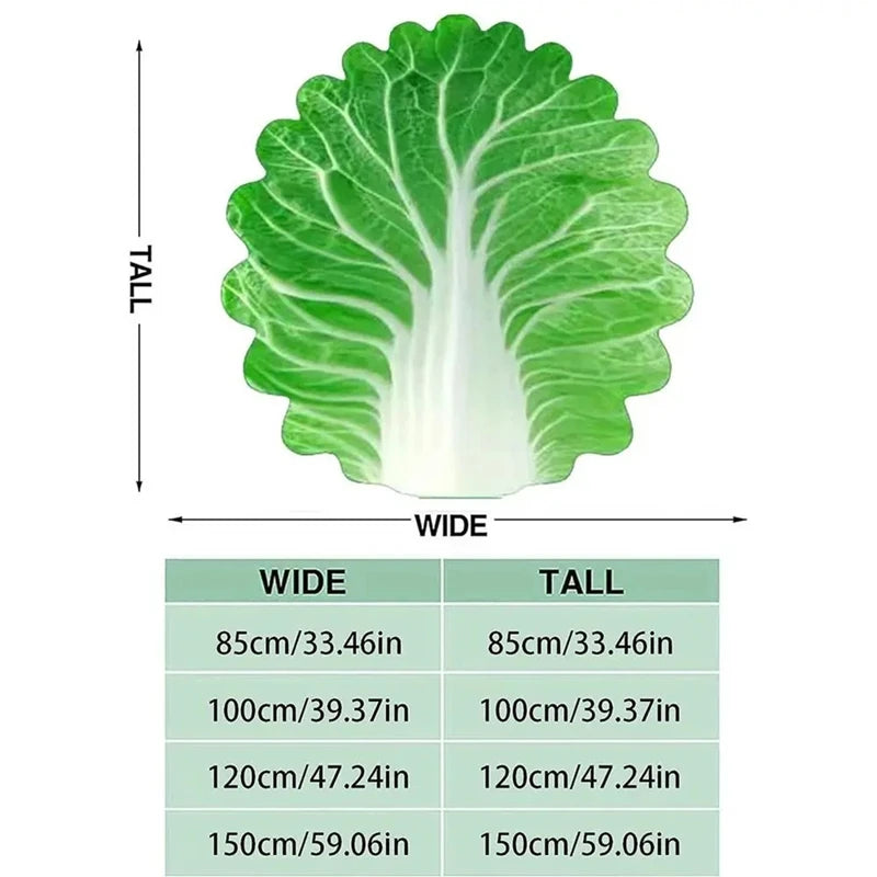 Soft Cabbage Blanket Funny Novelty Blanket