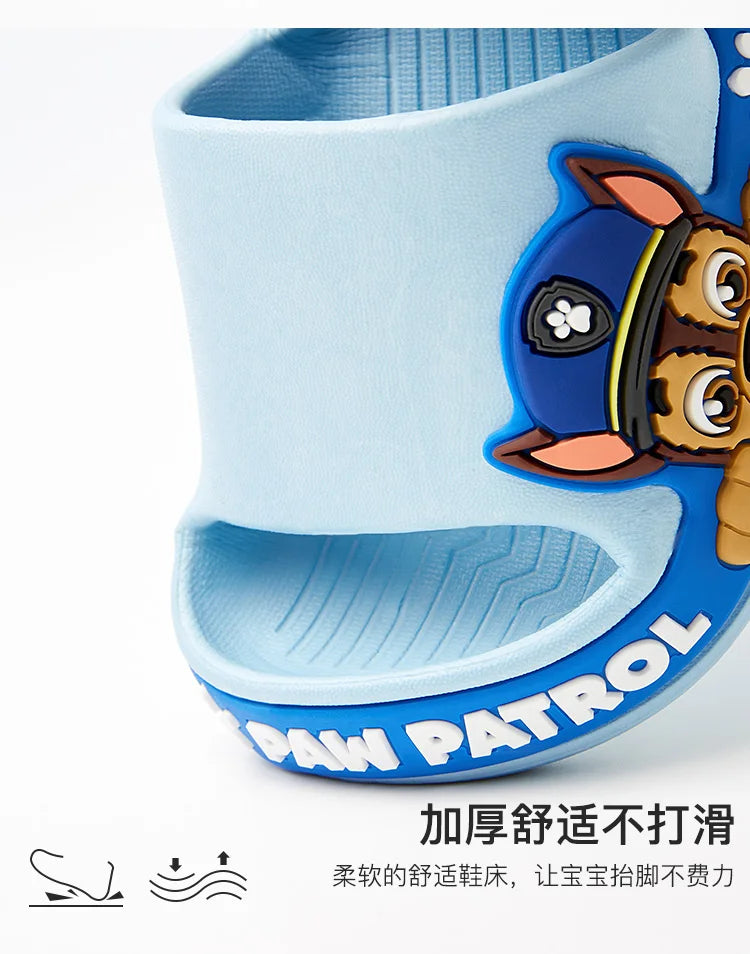 Paw Patrol  Children'S Slippers Woof Team Summer Boys Girls Indoor Non-Slip Bathroom Bath Slippers Baby Home Home