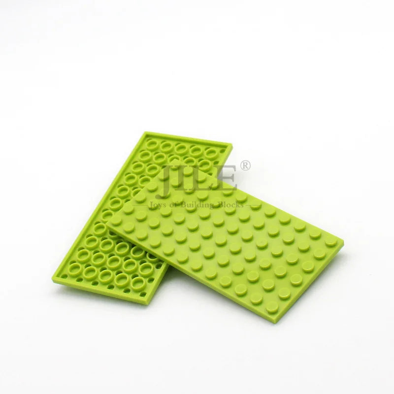 10pcs Moc Base Plate 6x12 3028 DIY Creative Enlighten Basics Building Blocks Bricks Compatible with Assembles Particles Toys