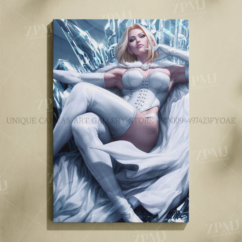 Marvel Comics Female Characters Canvas Pictures Home Decoration Paintings Poster HD Prints Wall Art The Avengers Room Frameless