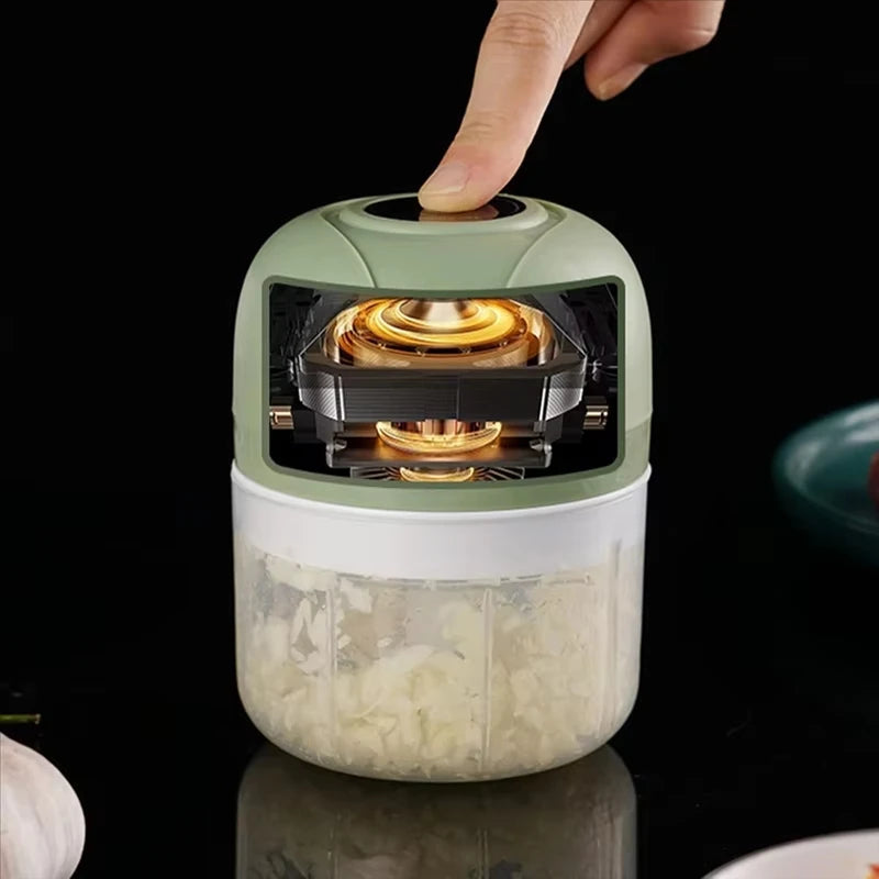 Electric garlic grinder USB garlic puree machine 250ML meat grinder kitchen vegetable grinder food chopper blender