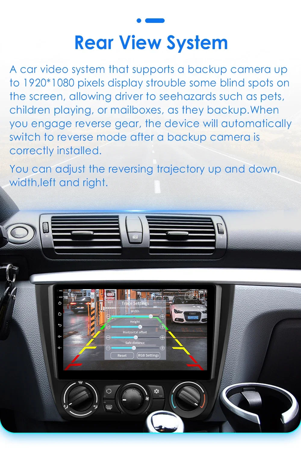 Hizpo 9inch 2Din Android13 Car Radio for BMW 1 Series E81 E82 E87 E88 AT MT Navigation GPS RDS DSP Android Auto CarPlay 360° CAM