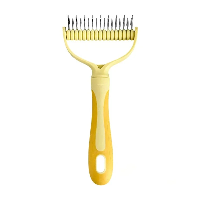 Pet Fur Knot Cutter Cat Hair Remover Comb Cat Grooming Shedding Tools Double Sided Brush Long Curly Hair Cleaner Pets Products