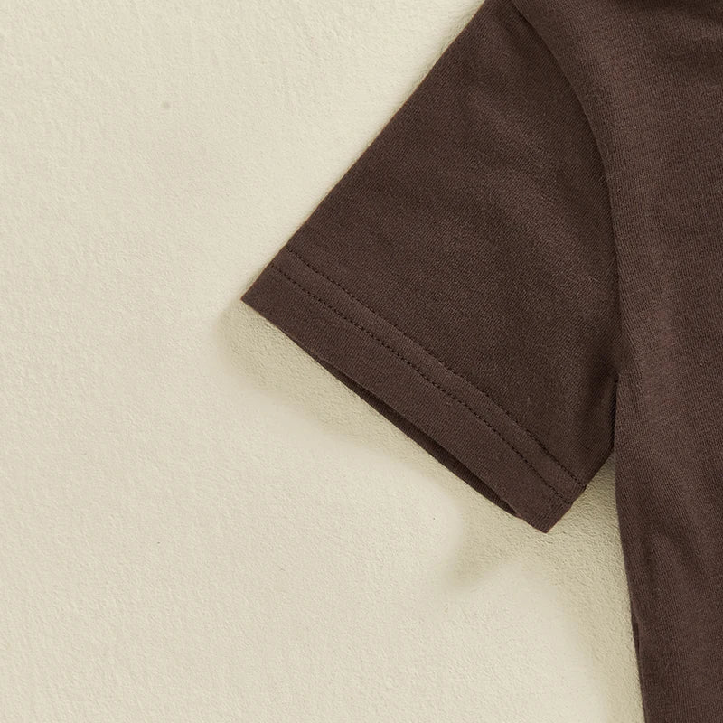 Toddler Baby Boy Summer Clothes Outfit Camouflage Pattern Crew Neck Short Sleeve T-Shirt with Casual Shorts 2 Pcs Set