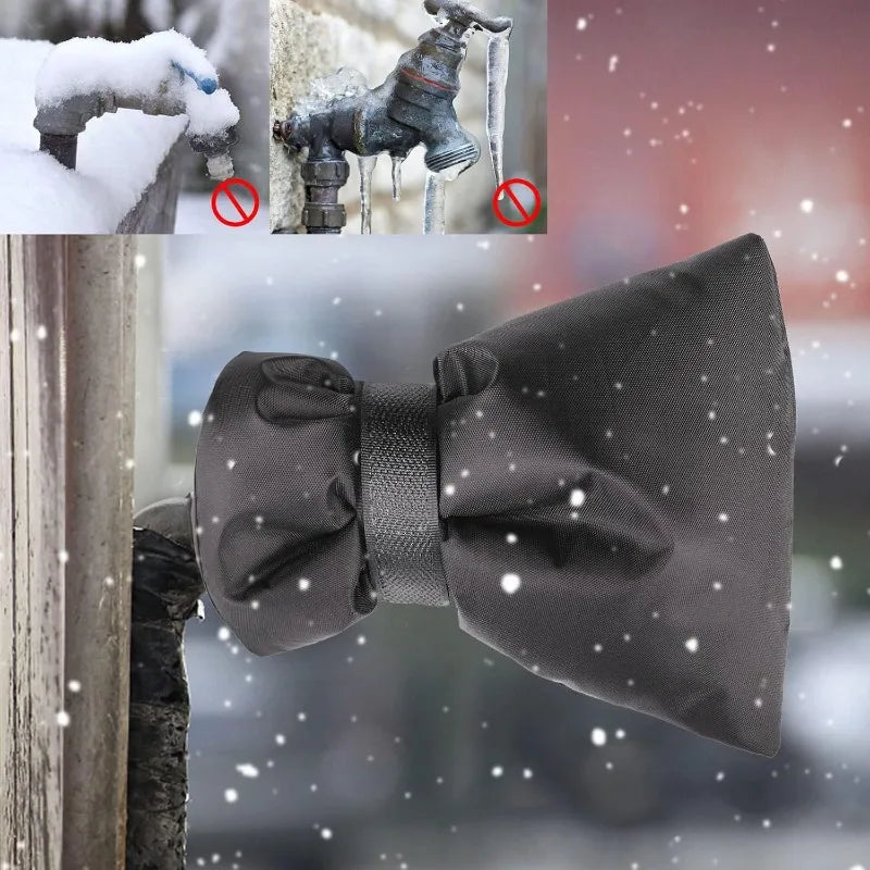 Outdoor Faucet Cover Thickened Garden Faucet Socks Waterproof Anti-freeze Tap Protection Covers Reusable Insulated Spigot Cover