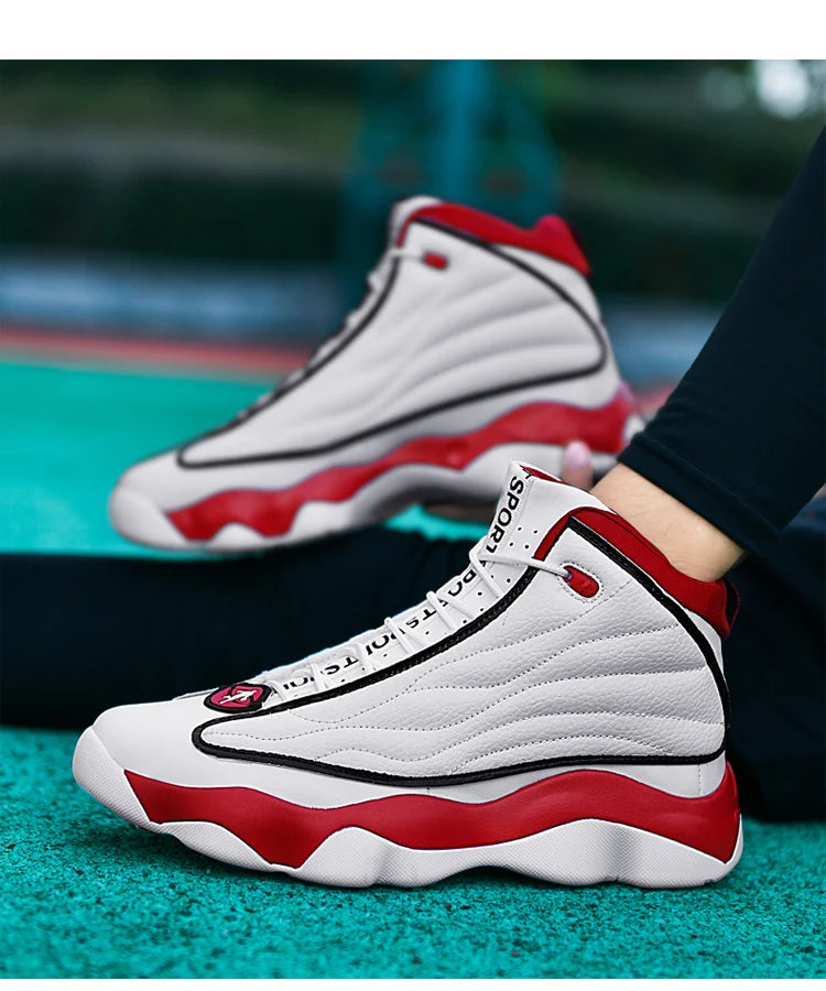 High Quality Mens Fitness Basketball Shoes Basketball Shoes Mens Sneakers Autumn High Top Anti-skid Outdoor Sneakers