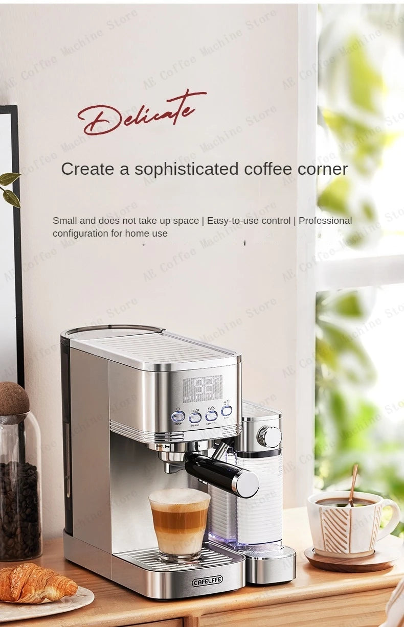 Automatic Coffee and Milk Frother All-in-one Machine 20bar Household Small Espresso Coffee Machine Multi-function Coffee Maker