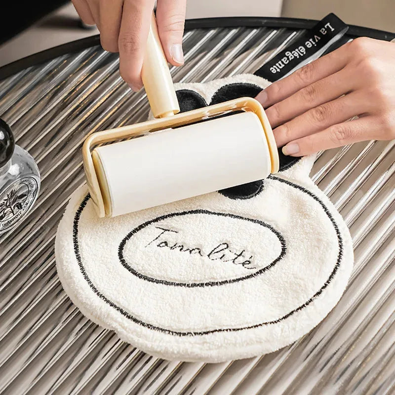 Rose-Shaped Hanging Hand Towel – Decorative Kitchen & Bathroom Washcloth