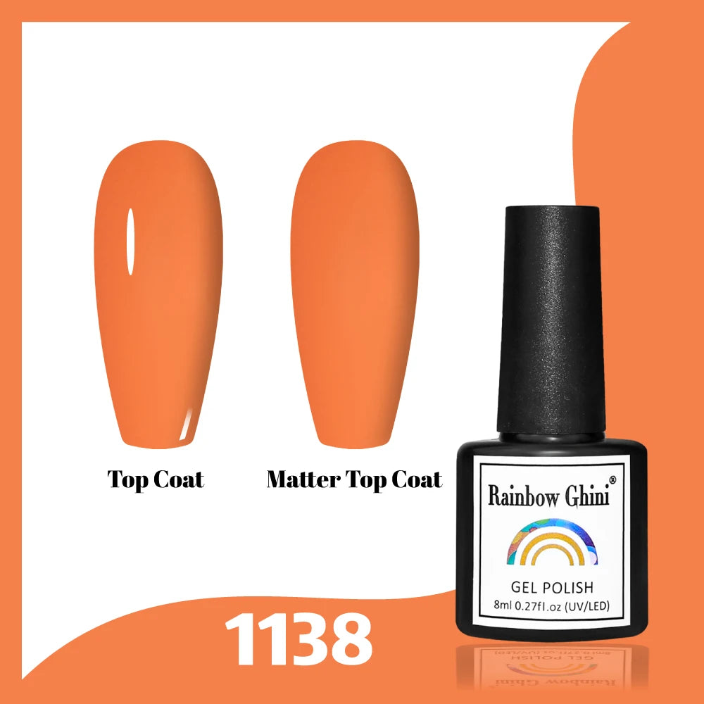 Gel Vernis à ongles semis permanents Paillettes 8Ml 150 couleurs