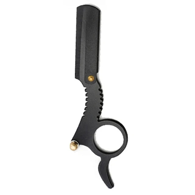 (1+10 lames) Rasoir de coiffeur pour la barbe