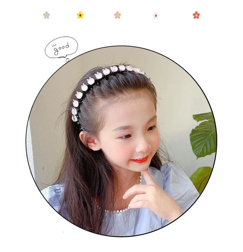 Accessoires pour cheveux pour filles Cravates Bandeaux Bandeaux Scrunchie Bandana Fashion Haarband Korean Tiara Cheveux Fille Kids Cute