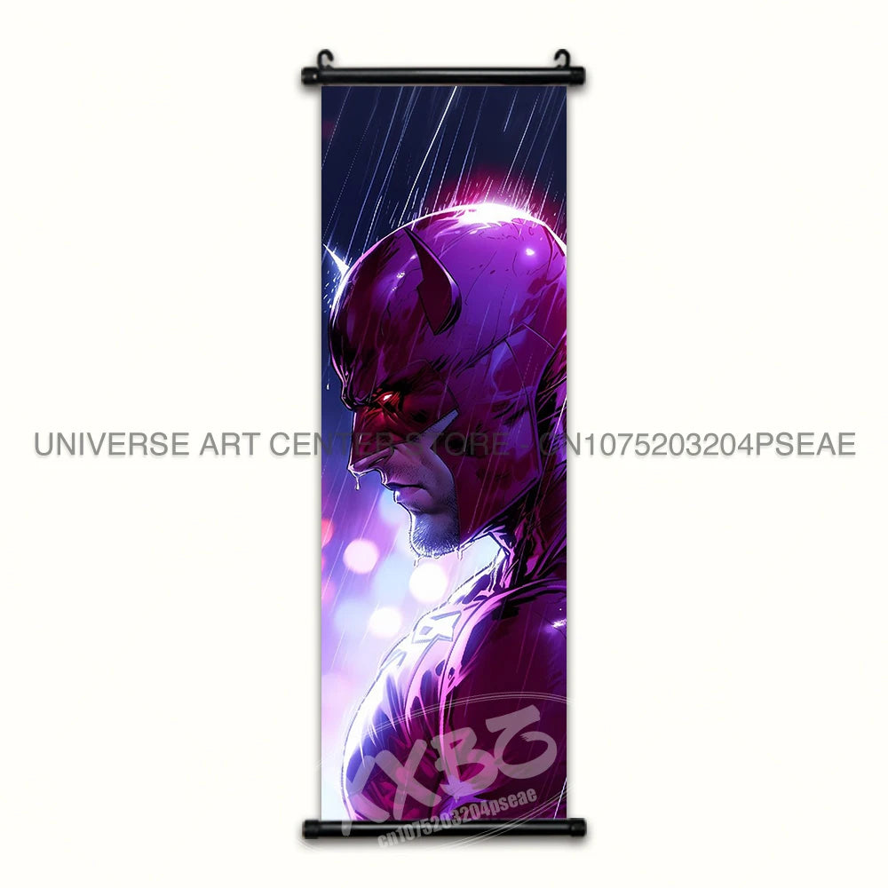 Marvel Poster Black Panther Home Decor The Avengers Wall Art Venom Hanging Painting Spider Man Scrolls Picture Wolverine Mural