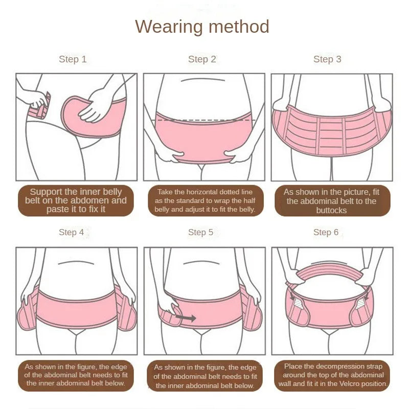 M/L/XLPregnant Women Support Belly Band Back Clothes Belt Adjustable Waist Care Maternity Abdomen Brace Protector Pregnant Women