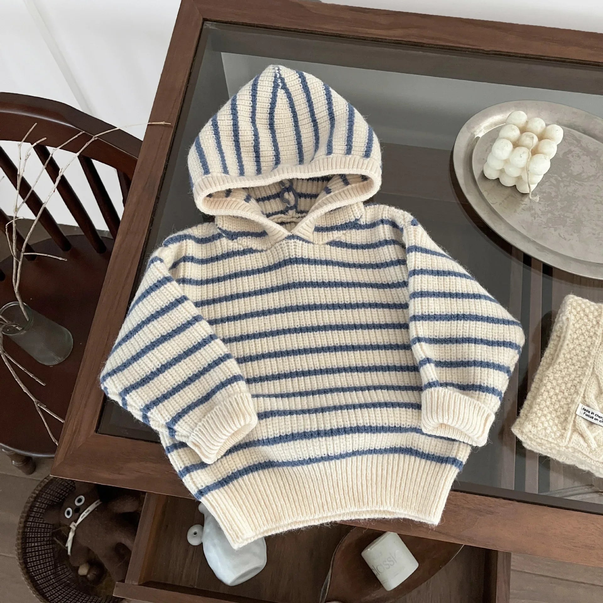2025 Striped Knit Baby Rompers Knitted Infant Sweater Top New Born Baby Girl Clothes Ropa Bebe Bodysuits One-Pieces 0-24Months