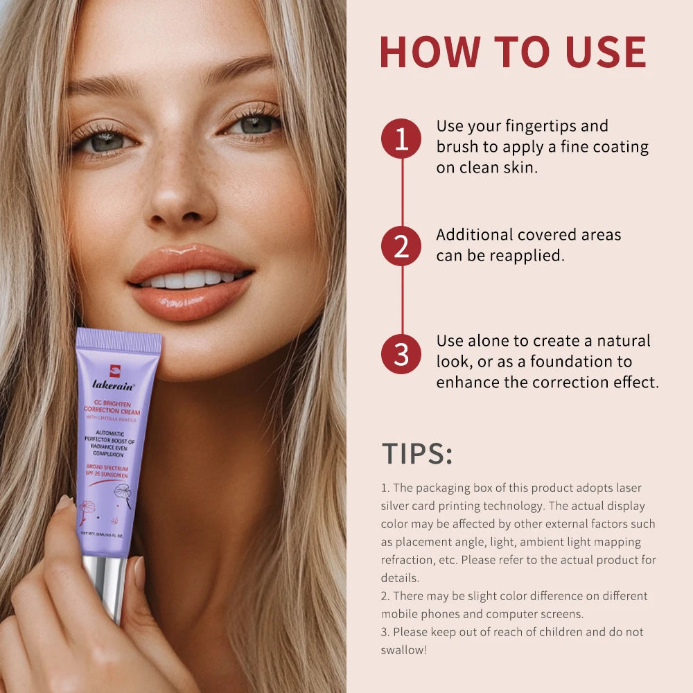 CC Cream erborian Korean Makeup High Coverage Foundation Foundation Cream for Face Base Makeup Color Changing Liquid Foundation