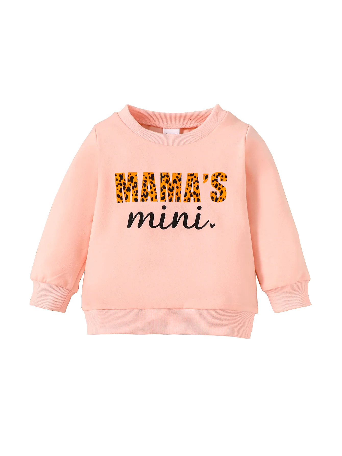 Single piece baby girl baby fashion cute casual English letter printed pink hoodie autumn and winter