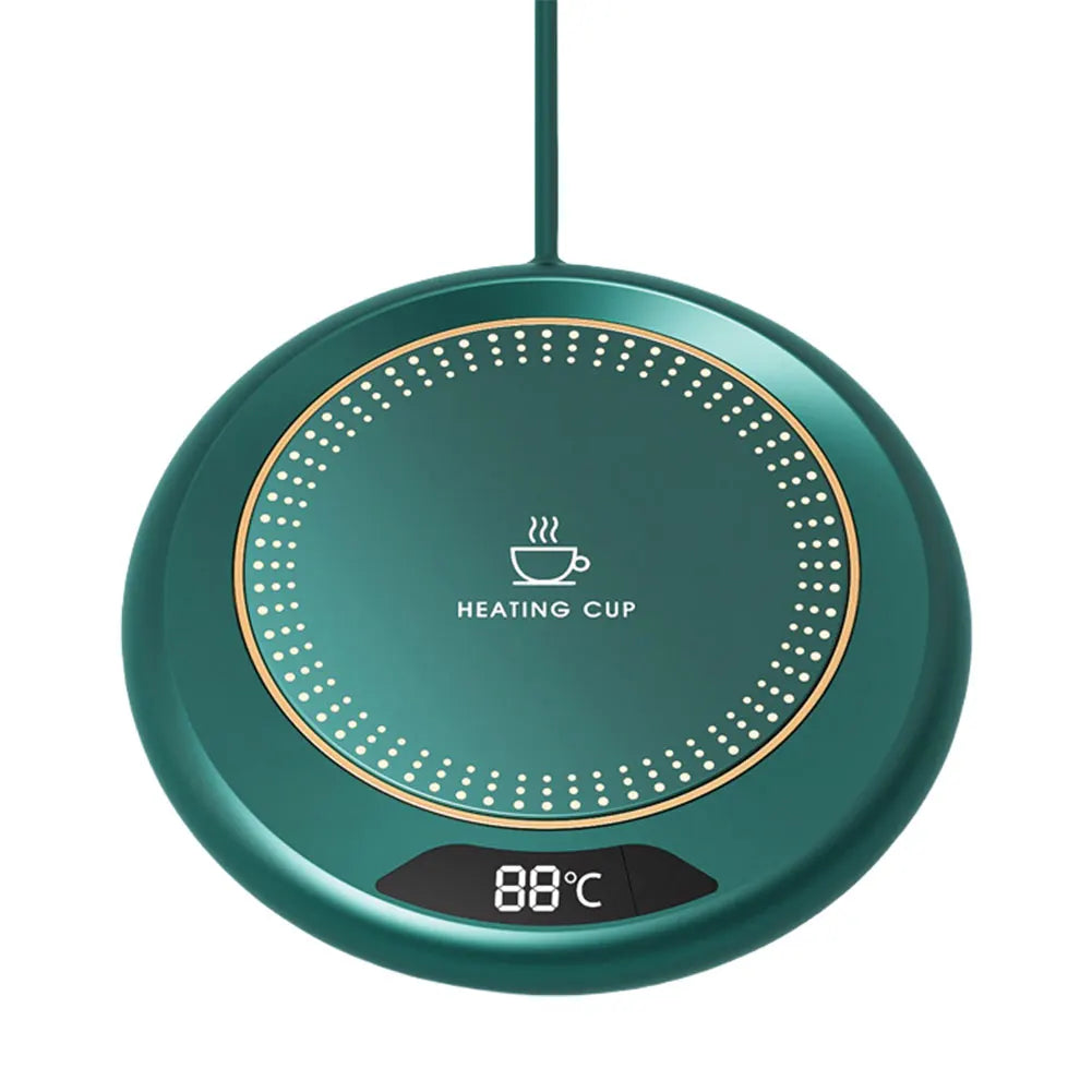 USB Smart Cup Warmer with 3 Temperature Settings Electric Beverage Warmer Coffee Cup Warmer for Coffee Milk Tea Beverage