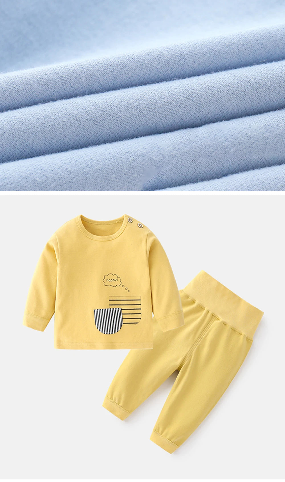 Autumn Winter Infant Clothing Sets Cotton Newborn Boys Girls Clothes Baby Underwear Newborn Baby Kids Pajamas Suits