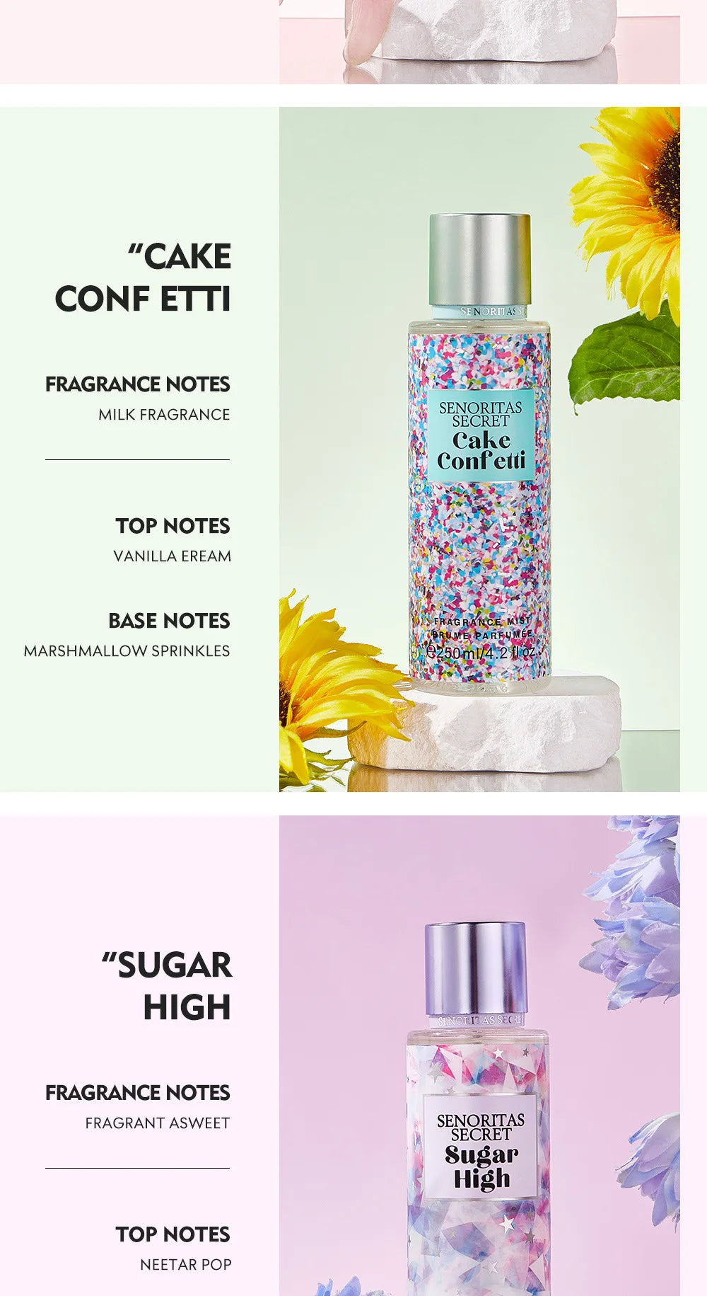 Parfum de fruits à fleurs thaïlandaises Parfum à la vanille pour femmes Parfum de rendez-vous longue durée Good Girl Parfume Body Spray Floral Mist 250ml