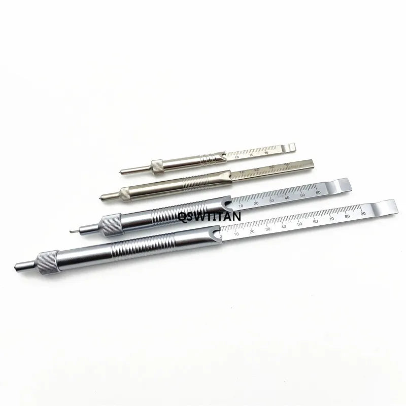 Depth Gauge 0mm to 30mm /60mm/40mm/90mm High quality Depth Gauge orthopedics Veterinary surgical Instruments