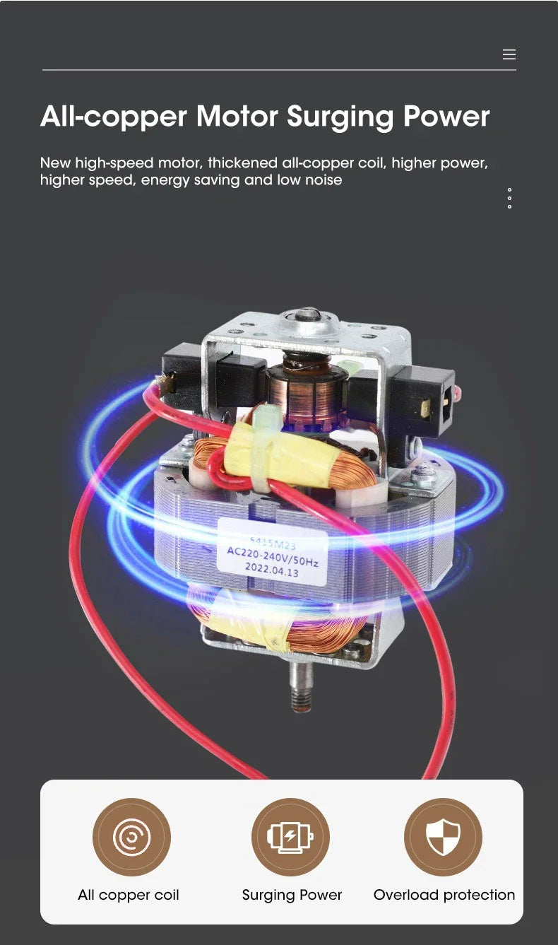 Mini Electric Grinder Household 300ml Ultrafine Baby Food Pulverizer Coffee Grinder Spice Pepper Grinder Grain Mill 4 Blades