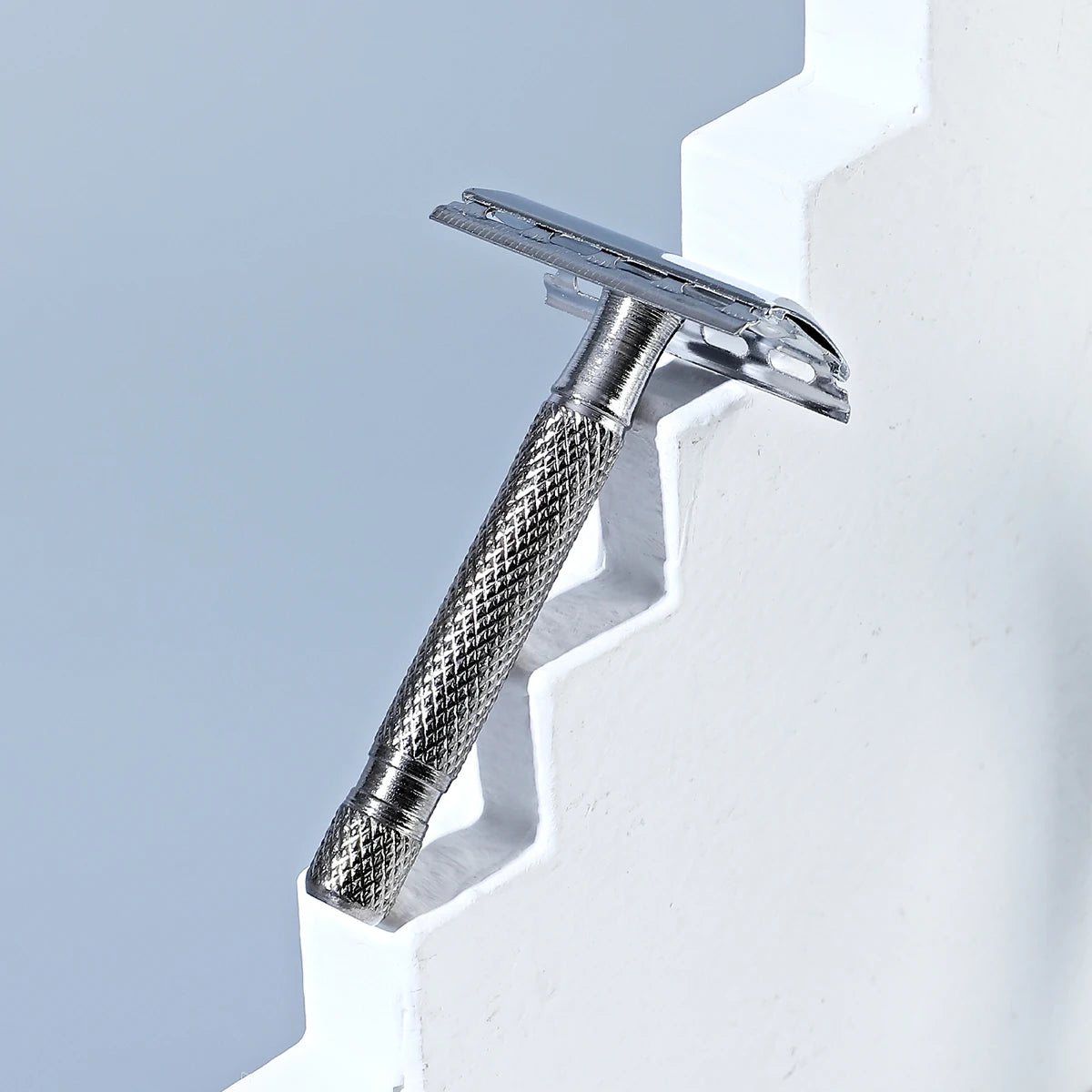 Rasoir de sécurité en acier inoxydable double bord