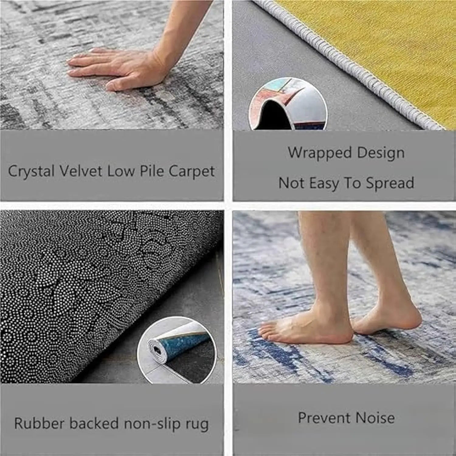 VIKAMA Red Christmas Hallways Runner Rug 2x6 Non Slip Washable Soft Christmas Tree Santa Claus Entryway Mat Bedside Home Decor