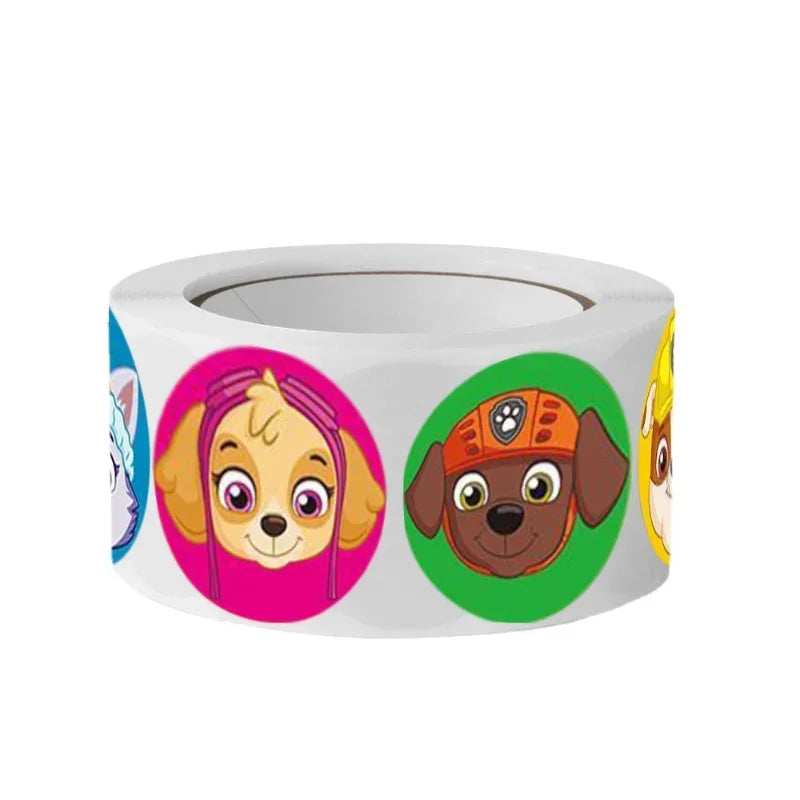 Paw Patrol Sticker Children Cartoon DIY Gift Sealing Label Decorative Thank You Stickers Party Candy Stickers Stationery