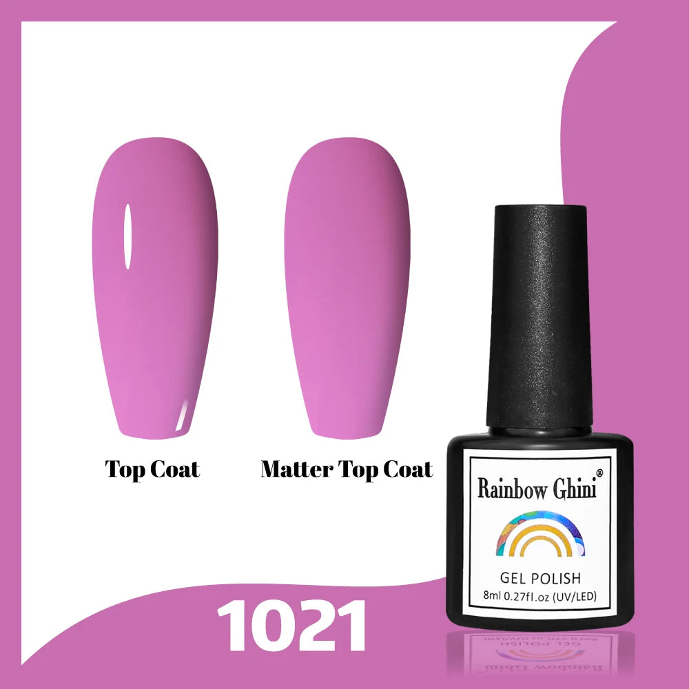 Gel Vernis à ongles semis permanents Paillettes 8Ml 150 couleurs