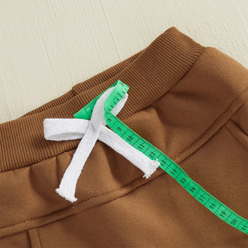 Toddler Baby Boys Sweatpants 3 Pack Solid Color Elastic Waist Trousers Bottoms Casual Pants Long Pants