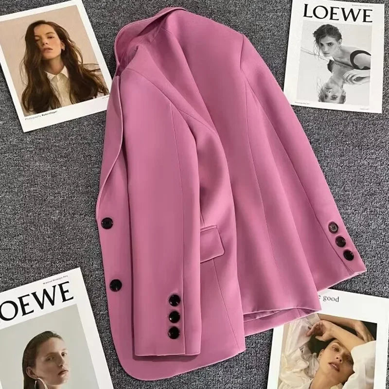 Veste a simple boutonnage slim fit élégant