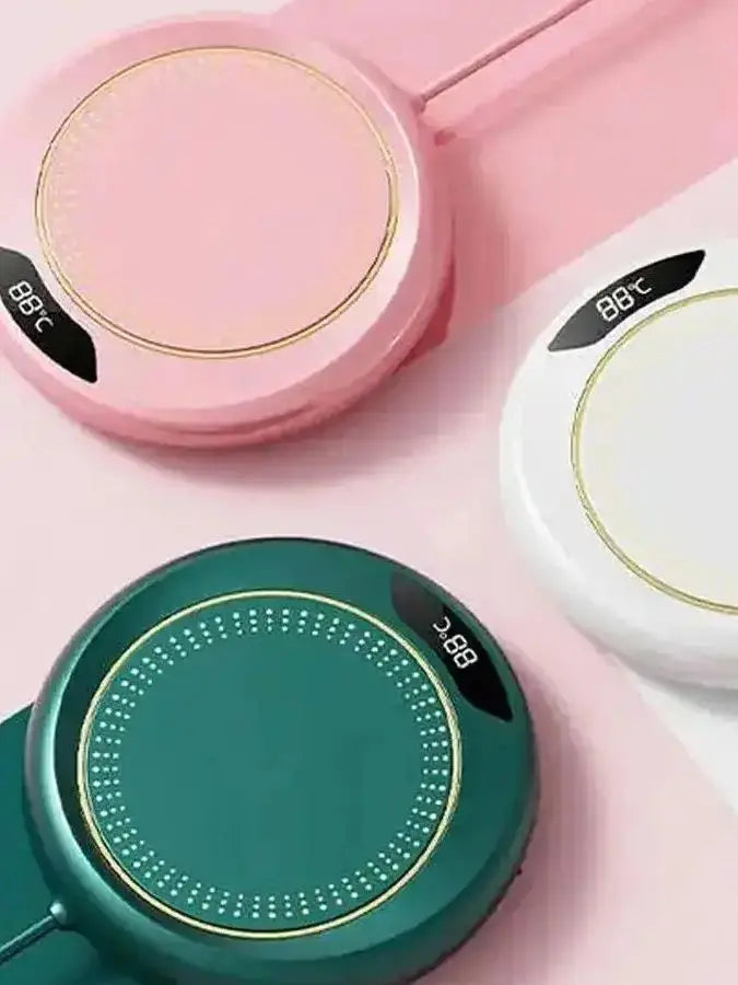 1PC Thermostatic Heating Coaster USB Home Heating Coaster 3-speed Adjustment Heating 55 Degrees Constant Temperature