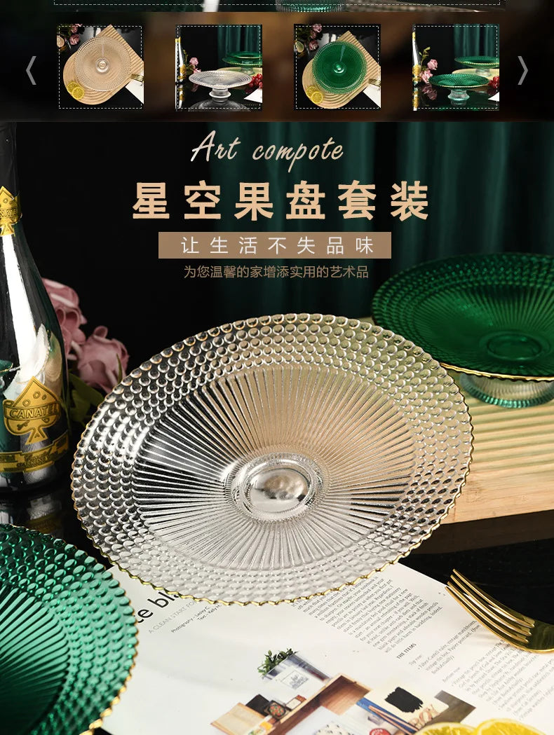 Kitchen Storage Plates Reusable Containers Washing Tray Plates Advanced Luxury Vassoio Portaoggetti Decoration Accessories