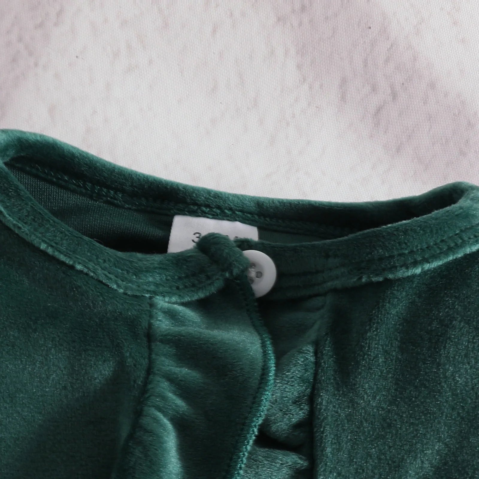 Prowow 0-3Y New Year Baby Dresses Green Velvet Coat Cardigan+Gingerbread Man Dress For Newborns My First Christmas Baby Clothes